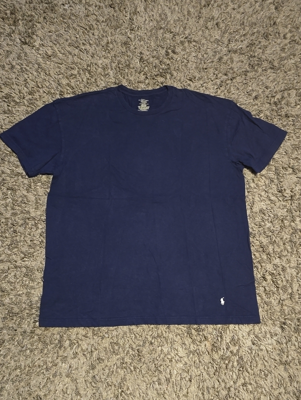 Polo by Ralph Lauren Men's Navy Crew Neck T-Shirt